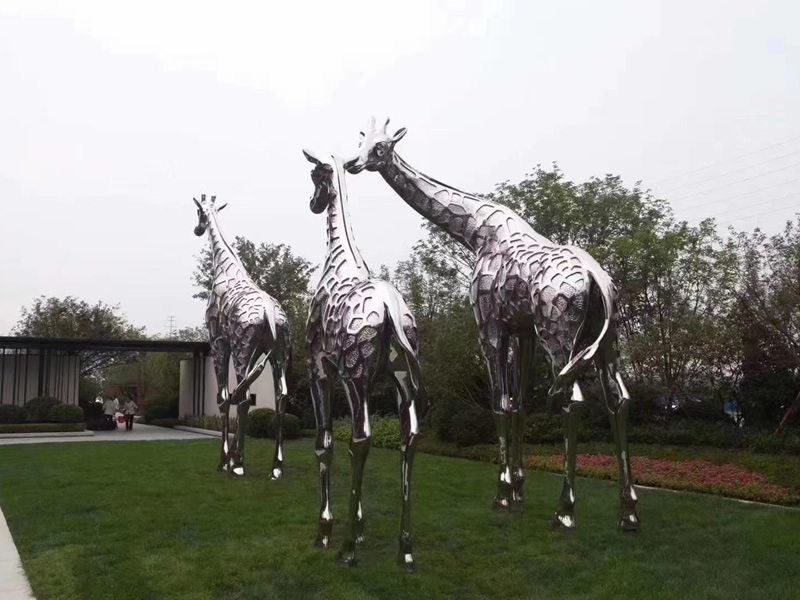 湖南動物不銹鋼雕塑